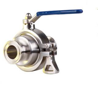 China Sanitary Pneumatic Stainless Steel Ball Valve High Temperature DN15 - DN50 3/4