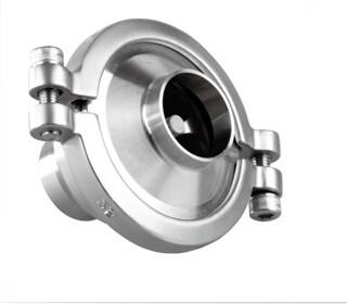 China Check Valve Sanitary Stainless Steel Valves 1” - 6” 10 Bar Pressure for Beverage Line for sale