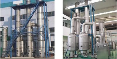 China Single / Double / Triple Effect Falling Film Evaporator for Dairy Milk Processing Plant for sale