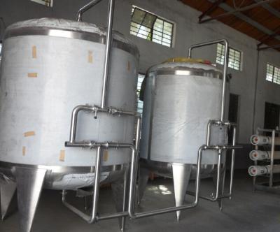 China Food Industrial Pure Water Treatment Equipment Stainless Steel Water Tanks for Beverage Plant for sale