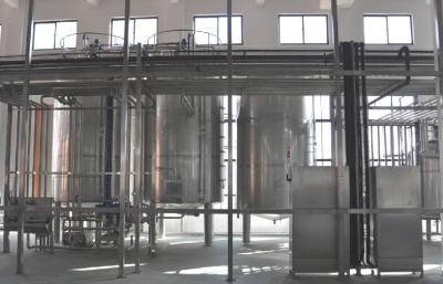 China Large Capacity Stainless Steel Tanks Carbonated Soft Drink Making Plant CSD Filling Line for sale