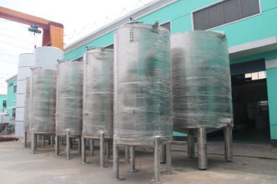 China 3000L 5000L 8000L Stainless Steel Storage Tanks , Buffer Tank - Stirring Tank / Mixing Tank - 220V for sale