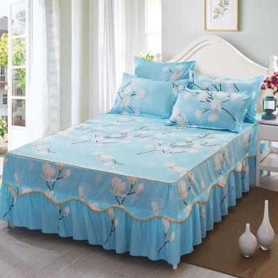 China Home Hot Selling Luxury Pure Cotton Bedding Skirt Sheet With Bed Skirt for sale