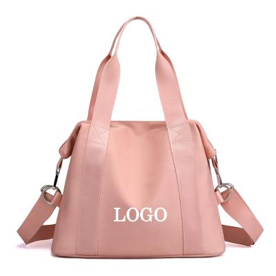 China JIANUO PORTABLE 2022 Pink Handbag Custom Bags With Logo Pink Purse Handbags Packaging for sale