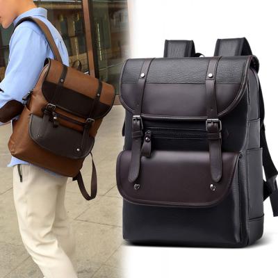 China JIANUO waterproof online shopping men backpack new fashion leather bags for men backpack for sale