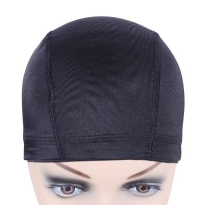 China Hot Sale Wigs Glueless Wear Hair Net Coating Cheap Wig Caps For Making Wigs Spandex Net Elastic Dome Wig Cap for sale