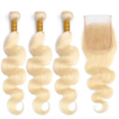 China Silky Straight Wave Virgin Hair Extension Cuticle Aligned Bodywave Hair From China 613 Blonde Virgin Hair Bundles for sale