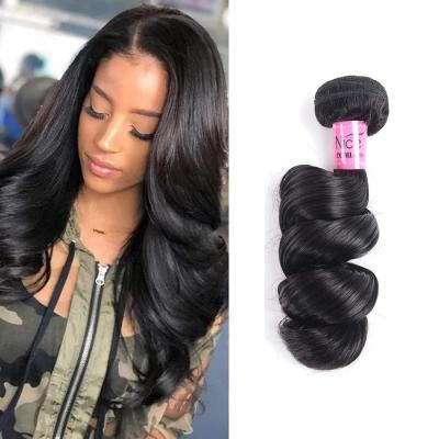 China Best Selling Silky Wave Straight 100% Raw Hair Weaves Flat Loose Wave Weft Hair Bundles Ready To Ship for sale