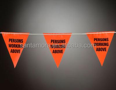 China Custom Hanging PVC Safety Bunting Flag for sale