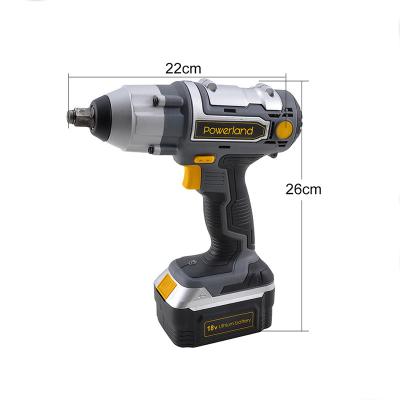 China 18V 1/2inch Li-ion Battery Cordless Electric Impact Wrench for sale