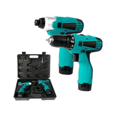 China High Quality Drilling Electric Drill Set Cordless Combo Tool Kits for sale