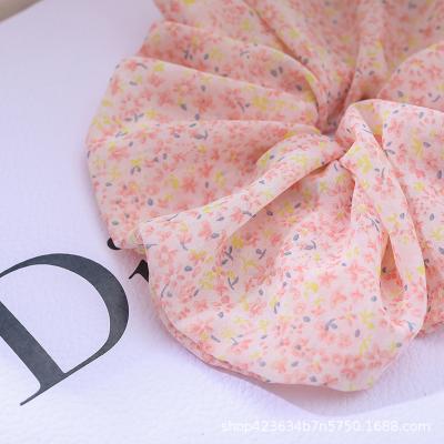 China Hao Han Accessories Blue Band Hair Vendor Wholesale Customize Hair Scrunchies Extensions High Quality Furry Hair Scrunchies for sale