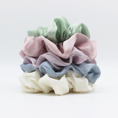 China High Quality Hair Scrunchies Silk Hair Accessories Ladies Hair Bands Organizer Hao Han Wholesale Customize Hair Scrunchies Accessories for sale