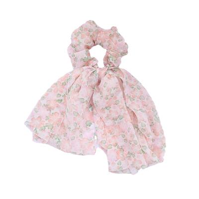 China Hao Han Wholesale Customize Japanese Hair Scrunchies Accessories Makeup Hair Bands For Women Scrunchie Hair Silk High Quality Custom Tie for sale