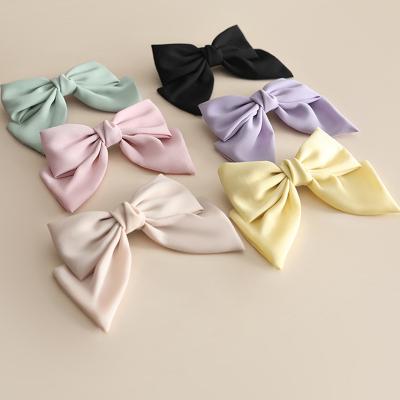 China Korean version of Haohan bow version hair clip hair clip hair clips headwear spring clip accessories female sense wholesale top hairpin for sale