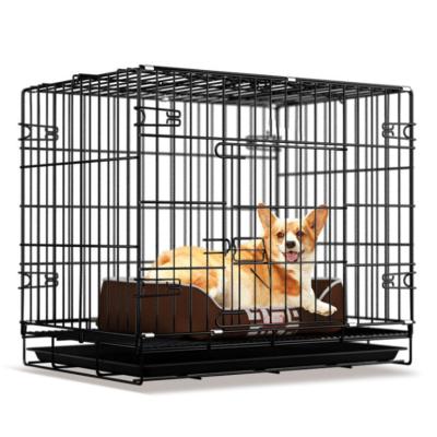 China Small and Medium Folding Indoor Cage Breathable Kennel Dog Iron Cage Pet Training Cage for sale