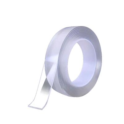 China Waterproof Non-Toxic Washable 5M Double Sided Sticky Nano Gel Adhesive Tape for sale