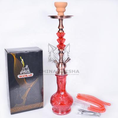 China Custom Wholesale Cheap Acrylic Mini Portable Hookah With Hookah Accessories LED Light Hookah Set In Stock for sale