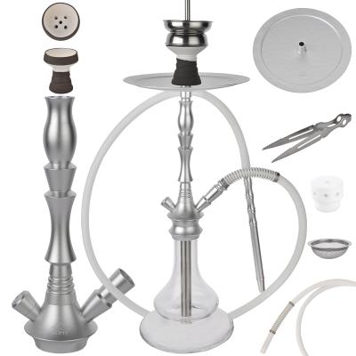 China High Quality Aluminum/Acrylic/Glass Pots Water Smoke Pots Hookah Shisha Pot Set for sale