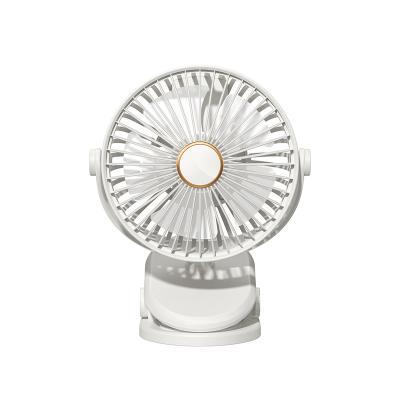 China 360 Small Portable Rechargeable 2000mAh 360 Rotating Clip Fan Table Stand Fan Multi Rotating Fan for sale