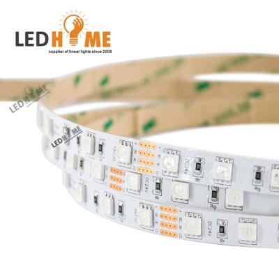 China Eco-friendly 60leds/M DC24 14.4W RGB Color Changing 5050 SMD LED Strip Light for sale