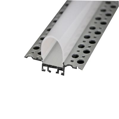 China Plaster Trimless Aluminum Drywall or LED Drywall Profile for LED Strip Light for sale