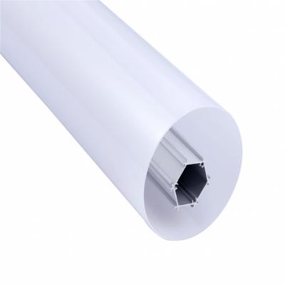 China 360 Degree Indoor Lighting Beam Angle Round Suspended Shape Tube Led Aluminum Profile for sale