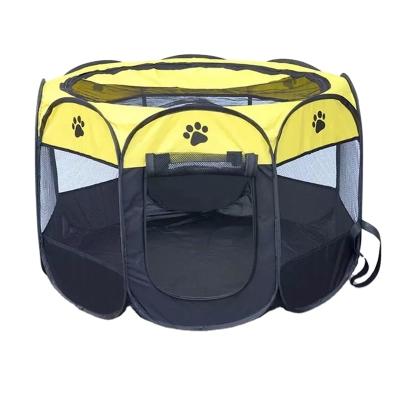 China Wholesale Breathable Indoor Outdoor Octagonal Removable Oxford Cover For Dog And Cat Portable Fence Tent Folding for sale