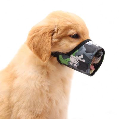 China Reflective Breathable Comfortable Custom Nylon Dog Muzzle With Adjustable Dog Head Collar No Pull for sale