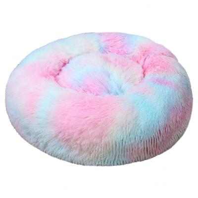 China Mechanical Wholesale Cotton Dog Cat Sleeping Cushion Bed pp Warm Coffee Wash Dog Beds for sale