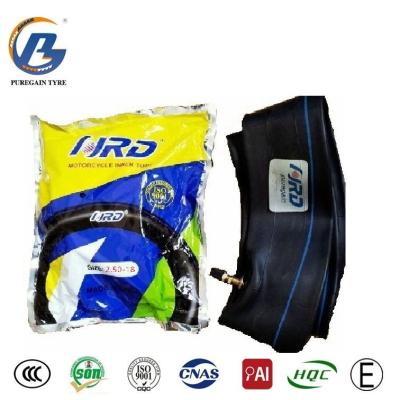 China Factory Price 250-18 Motorcycle Tube Brand (Natural Rubber / Buty1) Butyl Rubber Top Motorcycle Inner Tube for sale