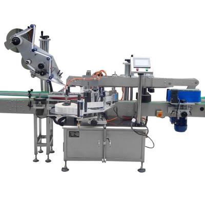 China Hot Selling Universal Food Use Top And Side Two Labels Labeling Machine New High Efficient Multifunctional Design 2022 Convenient for sale