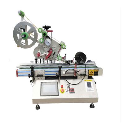 China Universal automatic food use table top labeling machine flat labeler machine table top multifunctional design 2022 new for sale