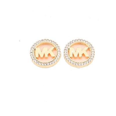 China New Arrival FASHIONABLE designer Jewelry Brand Earrings luxury letter gold stud earrings for women for sale