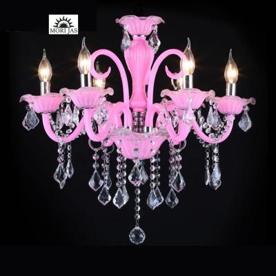 China Nordic Farmhouse Ostrich Feather Chandelier Lighting Bedroom Ceiling Light Pendant Lamp Crystal Theme Room Decorative Romantic Chandeliers for sale