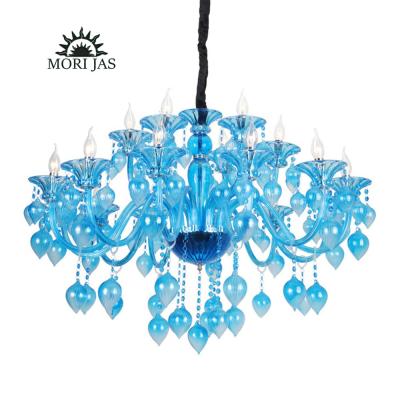 China Luxury Gold Modern Hotel Style Dining Room Post Modern Chandelier Ceiling Hanging K9 Crystal Pendant Lamp Chandelier Lighting for sale