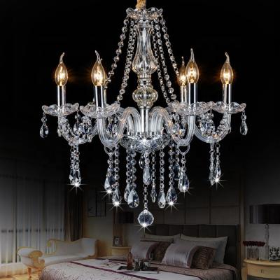 China Post-modern/European/Modern/Nordic modern simple light luxury duplex bedroom Crystal Modern design building restaurant clothing store villa living room chandelier for sale