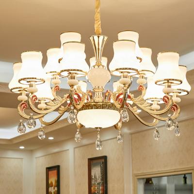 China Gorgeous Antique New Arrival French/European/American/Modern/Nordic/Empire Gold Wedding Banquet Hall Crystal Chandelier Luxury Hot Selling Pendant Lamp for sale