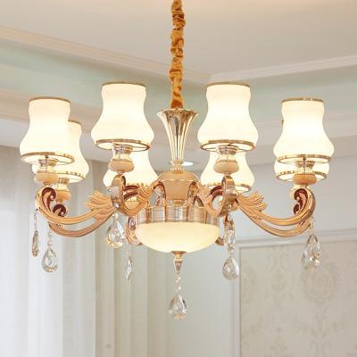 China French/European/American/Modern/Nordic/China Zhongshan Fancy Design Chandeliers Best Quality Around Gold Luxury Crystal Pendant Lamp For Hotel Home Living Rooms for sale