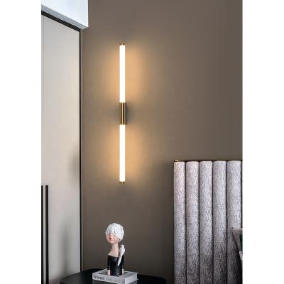 China Modern Minimalist Contemporary Modern Led Line Wall Lamp New Wall Lamp Bedroom Corridor Silicone Strip Light Creative Design Decoration Style Bedside Lamp New for sale