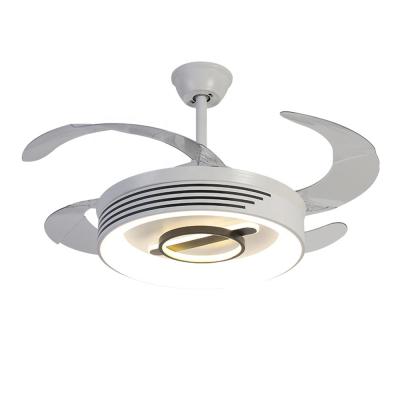 China Modern American/Antique EUROPEAN/Retro Style 48 Inch DC 40W LED Ceiling Fan Lamp Remote Control With Light Modern LED Decorative Lighting Led Ceiling Fan for sale