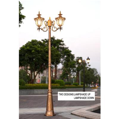 China Sale Factory Manufacturer European/American Modern/Classic Outdoor Garden Lamp IP65 LED E27 Modern/Classic IP65 LED Garden Lamp Post Pole Lamp Solar Waterproof Garden Light Village/Courtyard Lamp for sale