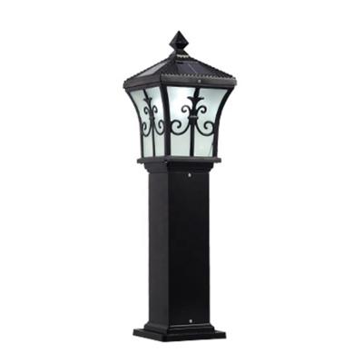 China European/American/Modern/Classic/Southeast Asia LED Solar Powered IP65 Landscape Path Light Outdoor Waterproof Lawn Decorate Bollard Light High Quality Led Garden Lamp for sale