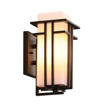 China Middle Eastern Style /European/American/Classic/Modern Style Wholesale E27 Outdoor Wall Mounted Lights Waterproof Aluminum&Glass Vintage LED Outdoor Wall Lamps For Home Hotel Courtyard Door for sale