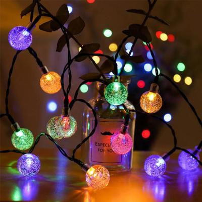 China Christmas Decoration All Holiday Decorations Outdoor Waterproof Fairy Christmas Lights Led String Holiday Multicolor Solar Powered Fairy Lights Led String LED Globe Light for sale