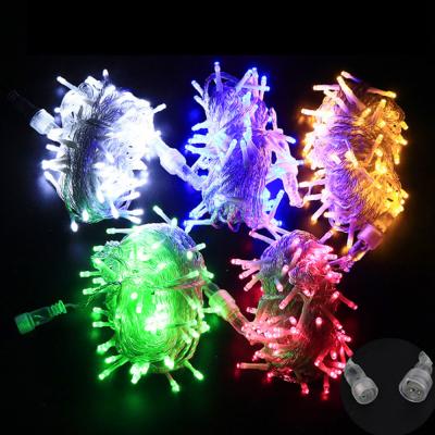 China Outdoor Garden Decoration 2020 Hot Sale 10m Holiday Decoration Mini Christmas Tree Led String Light Led Light String Colorful Water Droplets Lamp for sale