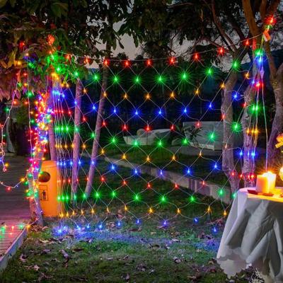 China Christmas Decoration Any Holiday Decorations Snow LED String Lights Fairy Lights Party Decoration Led Lights Christmas String Lights Fishing Net Lamp String for sale