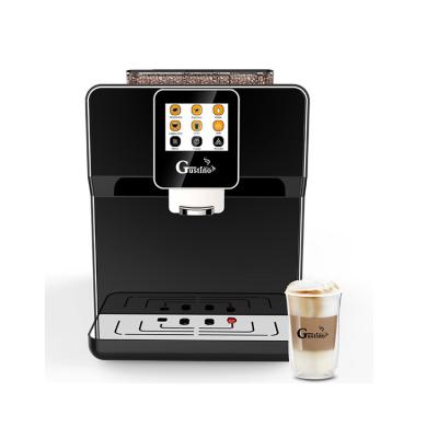 China automatic coffee maker machine-commercial automatic coffee maker 19bar coffee machine for office with milk container for sale