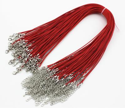 China Cheap Colorful DIY Cotton Rope Wax Cotton Rope Necklace For Pendant Bracelet Jewelry Accessories Making for sale