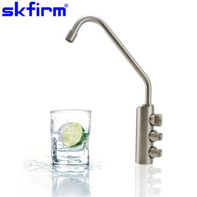 China Shimmering Thermostatic Faucets Stainless Steel Filtered Kitchen Faucet Chilled Water Three Knots for sale